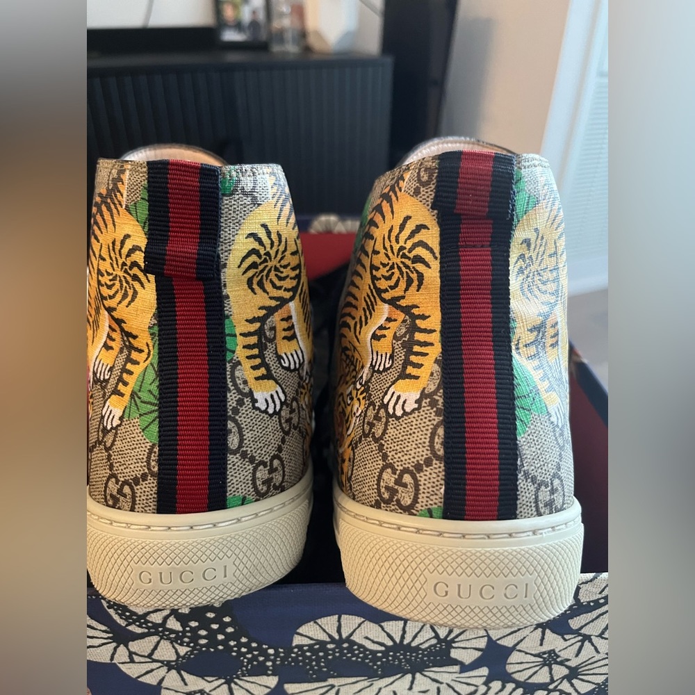 Gucci Men’s Major High Top shoes in Cub Print